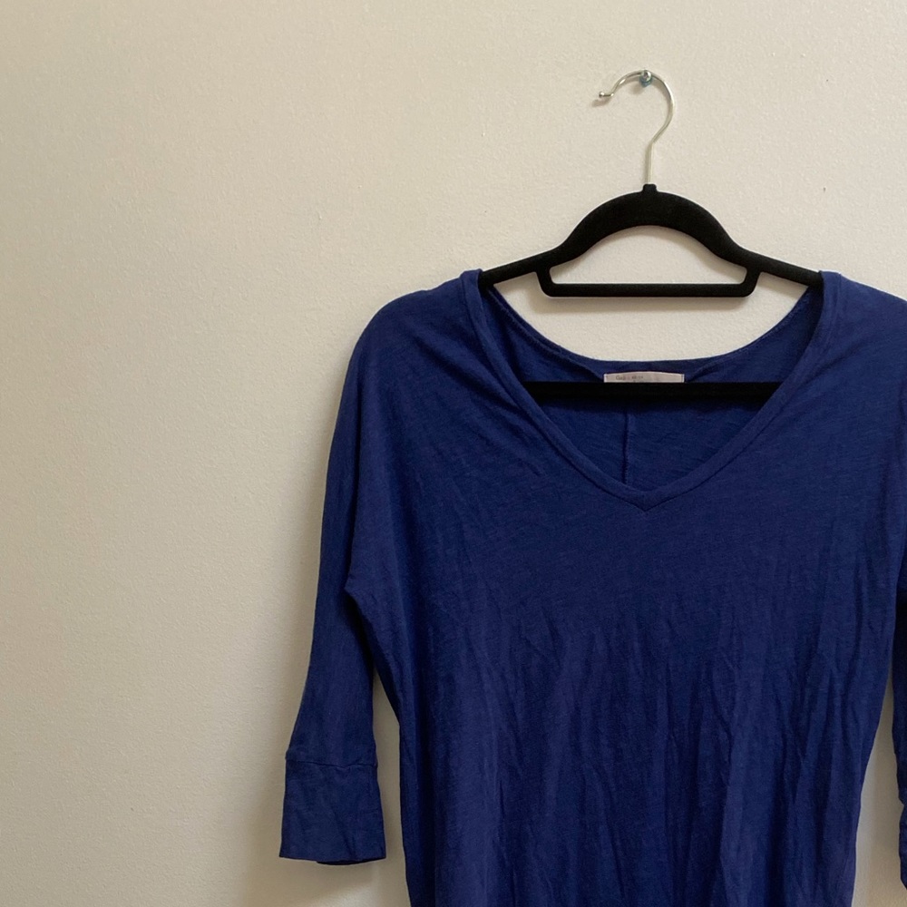 Elbow Length Sleeve Basic Tee